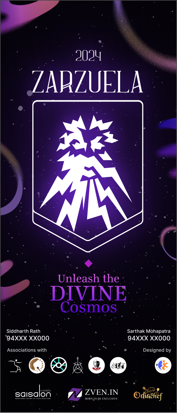 Zarzuela 2024, vertical standee